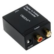 -  - Toslink/oaxial - 2xRCA, Orient DAC0202N