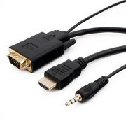  HDMI - VGA, 19M/15M + 3.5 audio, 10 , . , , Cablexpert (A-HDMI-VGA-03-10M)
