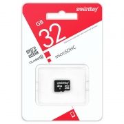   Micro SDHC 32Gb Smartbuy Class 10   (SB32GBSDCL10-00LE)