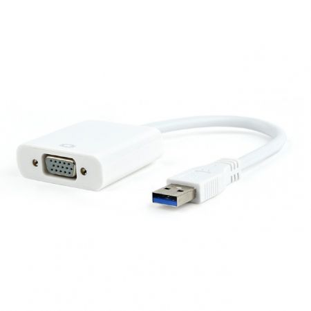  USB 3.0 A(m) - VGA(f), 0.15 , , Cablexpert (AB-U3M-VGAF-01-W)