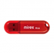 8Gb Mirex Candy Red USB 2.0 (13600-FMUCAR08)
