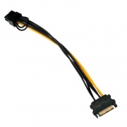     PCI-E 8pin - SATA 15pin, 0.2 , Cablexpert (CC-PCIE-SATA-20CM)