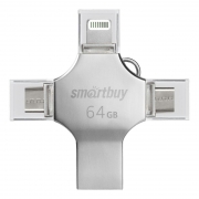 64Gb Smartbuy MC15 Quad Lightning/USB A/USB C/Micro USB (SB064GBMC15)