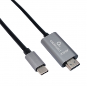- USB Type C - HDMI (m), 1.8 , v2.0, Cablexpert (CCB-A-CM-HDMI-1.8M)