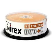  DVD+R Mirex 4,7 Gb 16x, Cake Box, 25 (UL130013A1M)