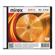  DVD+R Mirex 4,7 Gb 16x, Slim Case (UL130013A1S)