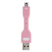 Адаптер USB 2.0 Am - mini Bm, розовый, BONE USB Link II (AP09031-P)