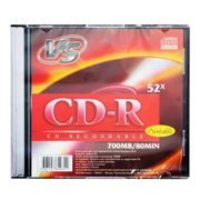 Диск CD-R VS 700Mb Ink Printable 52x, Slim Case (VSCDRIPSL501)