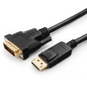 Кабель DisplayPort/M - DVI/19M, 1 м, черный, Cablexpert (CC-DPM-DVIM-1M)