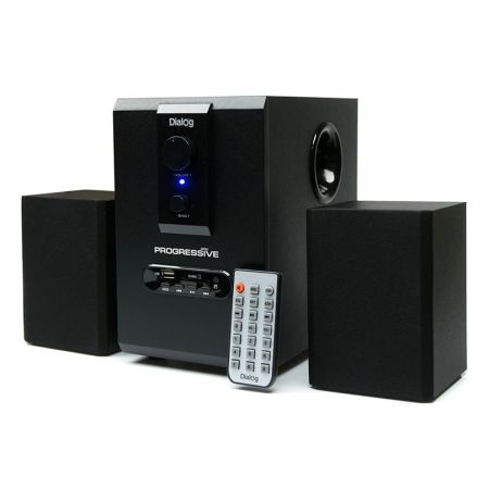  2.1 Dialog Progressive AP-150 Black, 20 , MP3/FM, ,   