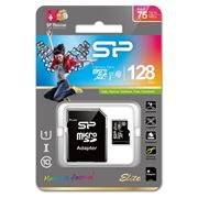   Micro SDXC 128Gb Silicon Power Elite U1 75/15 /c +  (SP128GBSTXBU1V10-SP