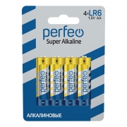  AA Perfeo LR6/4BL Super Alkaline, 4, 
