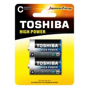 Батарейка C Toshiba LR14/2BL, щелочная, 2шт, блистер
