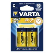 Батарейка C Varta LR14/2BL LONGLIFE, щелочная, 2 шт, в блистере (4114)