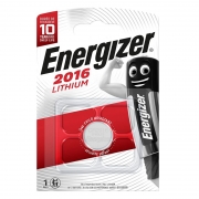 Батарейка CR2016 Energizer, 1 шт, блистер