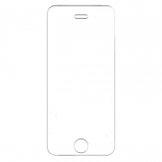 Защитное стекло для экрана iPhone 5/5C/5S, глянцевое, Perfeo (0004) (PF_4208)