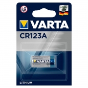 Батарейка CR 123A Varta Lithium, 1 шт, блистер (6205)