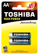 Батарейка AA Toshiba LR6/2BL Alkaline, 2 шт, блистер