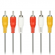  / 3 RCA plug - 3 RCA plug, 3 , Smartbuy (KA-233-125)