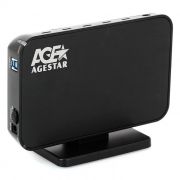 Внешний контейнер для 3.5 HDD S-ATA AgeStar 3UB3A8-6G, черный, USB 3.0