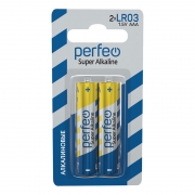  AAA Perfeo LR03/2BL mini Super Alkaline, 2,  