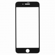 Защитное стекло для экрана iPhone 7+/8+ Black, Full Screen, Perfeo (PF_5327)