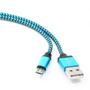  USB 2.0 Am=>micro B - 1.0 ,  , . , , Cablexpert CC-mUSB2bl1m