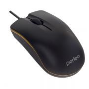 Мышь Perfeo Line, черная, USB (PF_A4492)