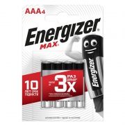 Батарейка AAA ENERGIZER MAX LR03-BL-4, 4шт, блистер