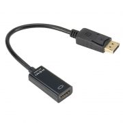 Адаптер DisplayPort/M - HDMI/F, 0.2 м, поддержка 4K, черный, ORIENT C316 (30978)