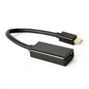 Адаптер mini DisplayPort/M - DisplayPort/F, 4K, 15 см, черный, Cablexpert (A-mDPM-DPF4K-01)
