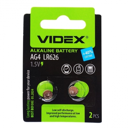  Videx AG4 377A/LR626/177 1.5V, 2 , 