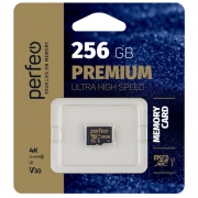   Micro SDXC 256Gb Perfeo Class 10 U3 V30 (PF256GMCSX10V30)