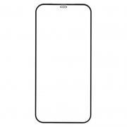 Защитное стекло для экрана iPhone 12 Pro Max (6.7), 3D, чёрное, Perfeo (PF_C3130)