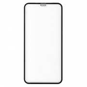 Защитное стекло для экрана iPhone XR/11 Black, 3D, Perfeo (PF_A4465)