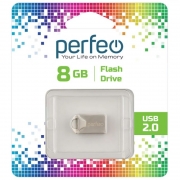 8Gb Perfeo M10 Metal Series USB 2.0 (PF-M10MS008)