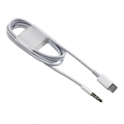 Адаптер USB Type C(m) - 3.5 plug, 1 м, белый, KS-is KS-377