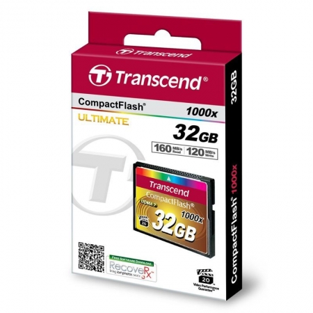   CompactFlash 32Gb Transcend 1000x (TS32GCF1000)