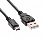  USB 2.0 Am=>mini B - 1.0 , , Telecom (TC6911BK-1.0M)