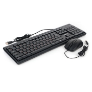 Комплект Гарнизон GKS-126 Black, проводные клавиатура и мышь