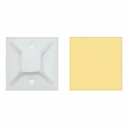 Площадка для стяжек 20x20 мм, самоклеющаяся, белая, 50шт, Cablexpert (SAP-20-5)