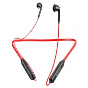 Гарнитура Bluetooth Borofone BE52 Ear Sports, шейный обод, красная