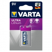 Батарейка 9V Varta 6LR61 Ultra Lithium, литиевая, в блистере