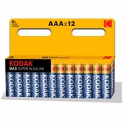 Батарейка AAA Kodak MAX LR03-12BL, Alkaline, 12шт, блистер