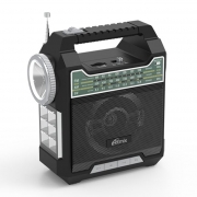 Радиоприемник Ritmix RPR-444 Black, FM/AM/SW, MP3, фонарь