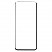 Защитное стекло для экрана Samsung Galaxy A71/A72 Black, Full Screen&Glue, Perfeo (PF_B4797)