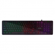 Клавиатура игровая Perfeo Bright Black, радужная подсветка, USB (PF_B4891)