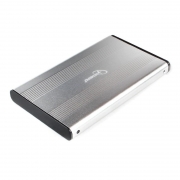 Внешний контейнер для 2.5 HDD/SSD S-ATA Gembird EE2-U3S-5-S, серебристый, металл, USB 3.0