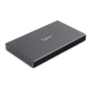 Внешний контейнер для 2.5 HDD/SSD S-ATA Gembird EE2-U3S-55, черный, металл, USB 3.0