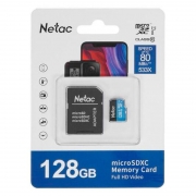   Micro SDXC 128Gb Netac P500 Class 10 U1 80 /c   SD (NT02P500STN-128G-R)